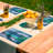 Polyester Abstract Rectangle Placemat