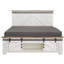 Lit plateforme avec rangement en bois massif Coonrod-1150110829