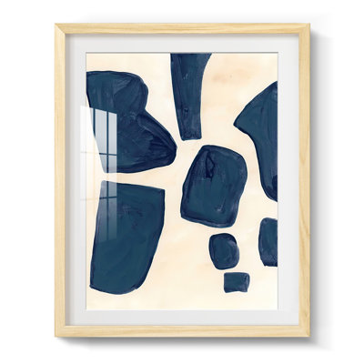 «Blue P pièces I», impression sur papier