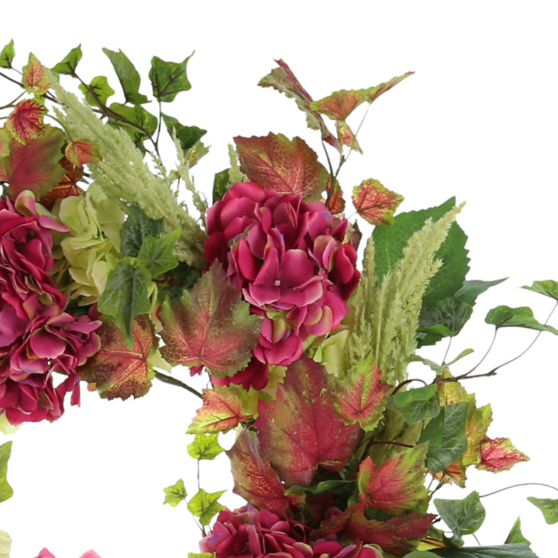 Hydrangea And Ivy Wreath