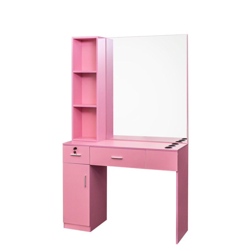 Salon Station Barber Coiffing Styling Station Barber, Rose