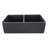 Marisol 33.25'' L Double Bowl Fireclay Kitchen Sink-36432197