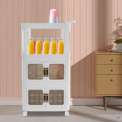3-Tier Removable Multifunctional Storage Trolley For Kitchen, Bathroom by Ebern Designs