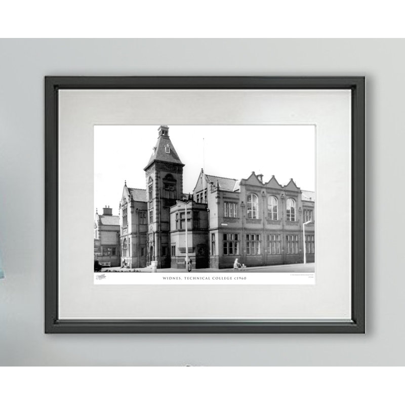 Widnes, Technical College C1960 - Single Picture Frame Print, 45cm H x 60cm W x 2.3cm D