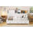 Twin Size Wooden Daybed With 3 Storage Drawers, Upper Soft Board, Shelf, And A Set Of Sockets And USB Ports