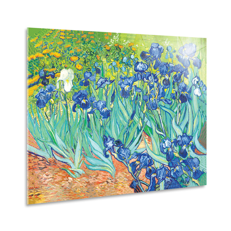 Iris by Vincent Van Gogh - No Frame Painting on Plastic / Acrylic, 65cm H x 95cm W