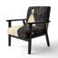 Chaise rembourrée Lynisha - French Chandeliers Couture III