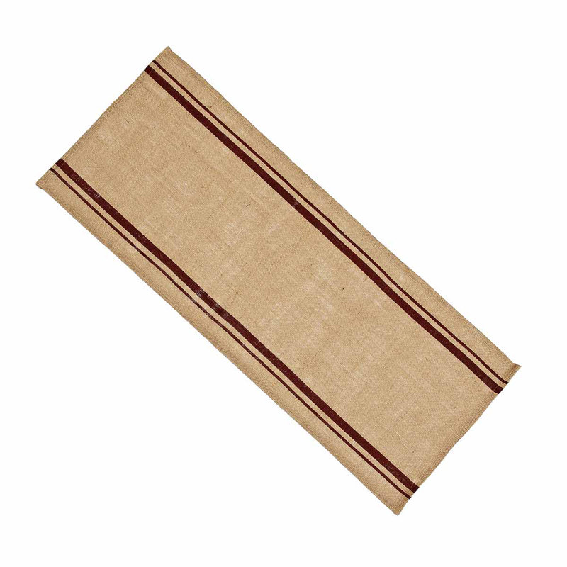 Callas 100% Cotton Table Runner, Barn Red