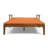 Patio Double Chaise Lounge With Cushion-389457411