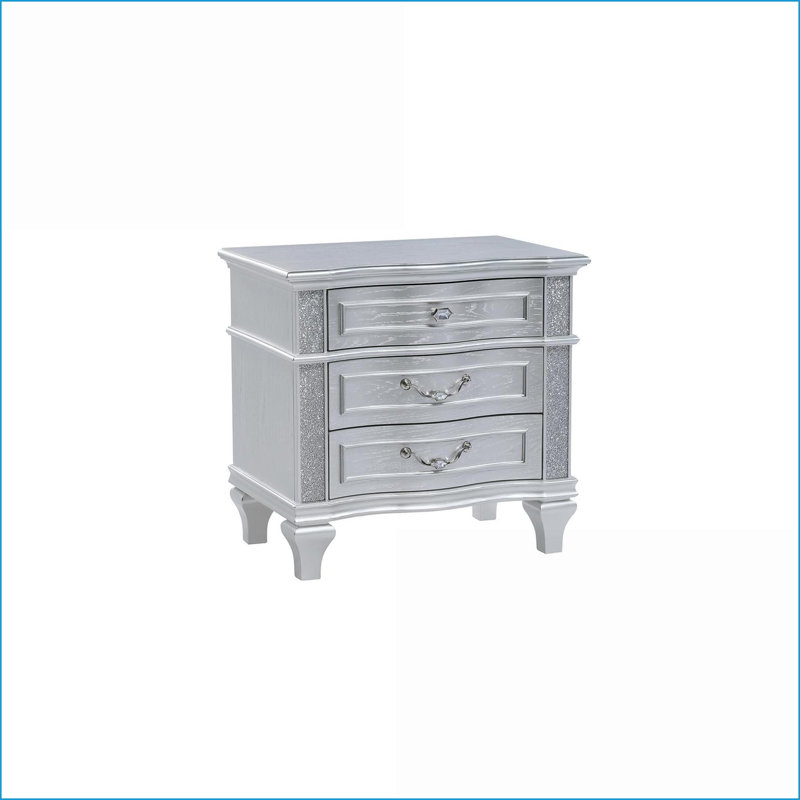 Table de chevet 3 tiroirs Mystic
