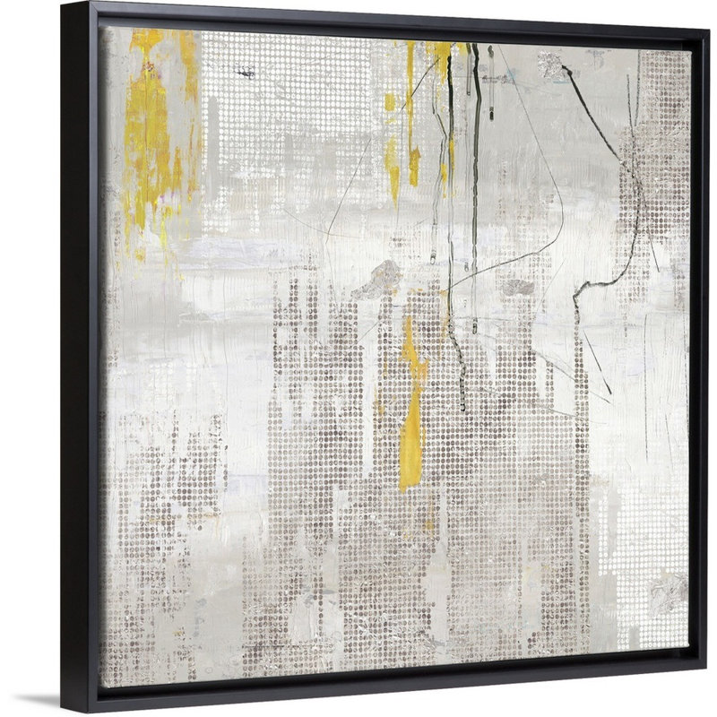« Trickle II » par PI studio-impression sur toile, Toile avec cadre noir, H 18 po x l 18 po x P 1,75 po