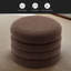 Repose-pieds rond avec rangement en tissu-1581679991