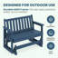 Fauteuil oscillant 48,6 po Adirondack-115734146
