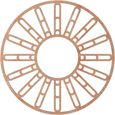 Médaillon de plafond 20 po x 7 1/4 po x P 8 po