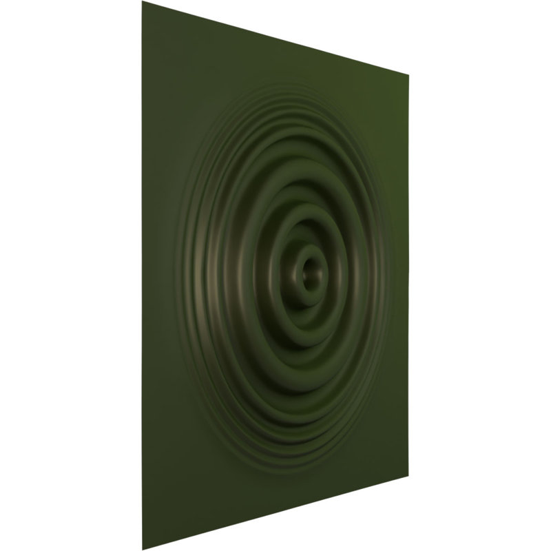 Panneau mural décoratif 3D peu profond l 19 5/8 po x H 19 5/8 po EnduraWall, UltraCover (couvre 2,67 pieds carrés)