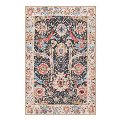 Matilynn Performance Chenille Floral Indoor Rug