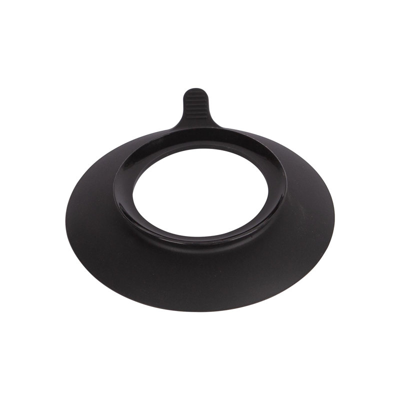 Tiny Dining Children's Bamboo Plate Suction Cup, Black