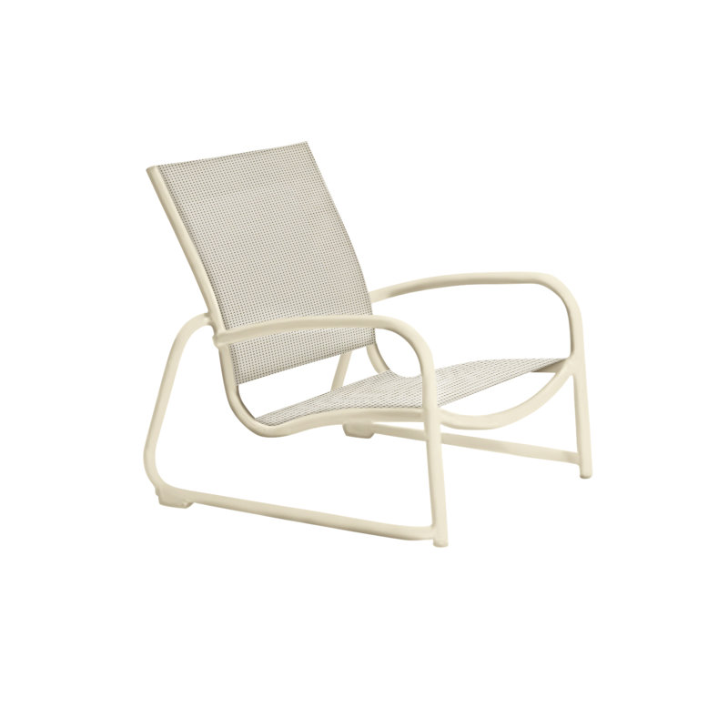 Millennia Outdoor Lounge Chair, Shell, Bogota