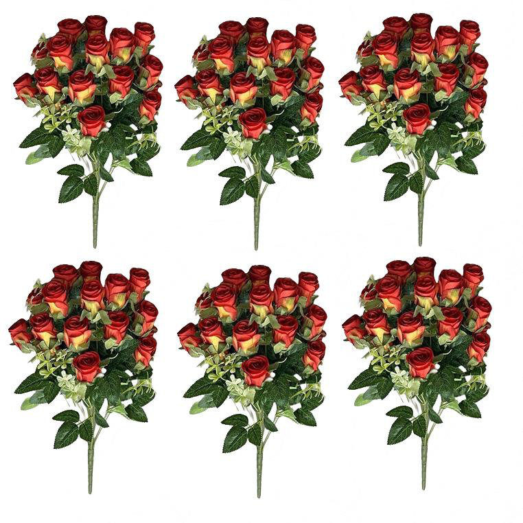 Leaf Design Artificial Flowers 52cm Faux Fern Plant