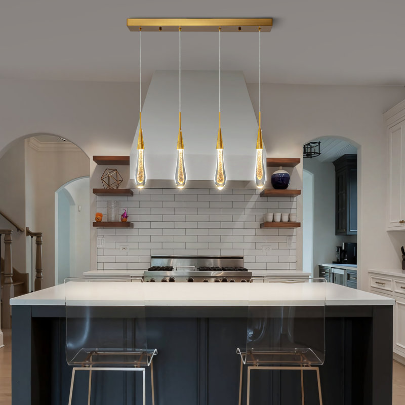 Luminaire suspendu moderne en cristal Teardrop