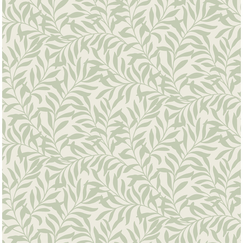 Rouleau de papier peint L 33 pi x l 20,5 po, Sauge