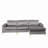 Shannon Velvet Sectional Sofa with Chaise-232268733