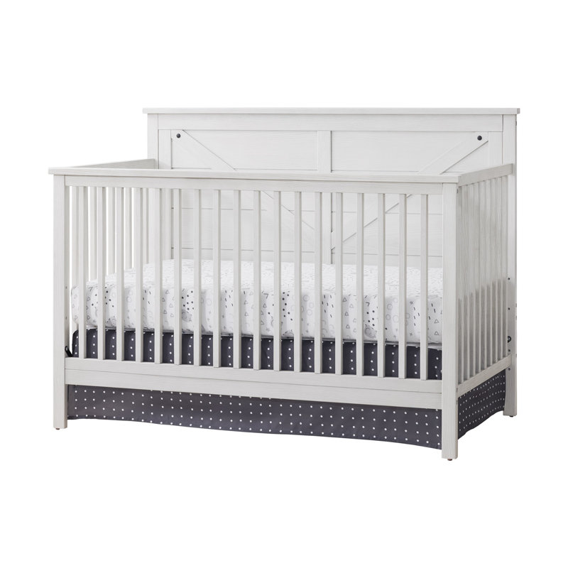 Lit de bébé 4 en 1 Montauk, Blanc grange