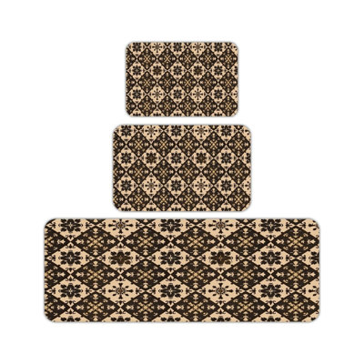 Ensemble de 3 tapis de cuisine Vintage