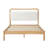Ardin Queen Natural Solid Wood Bed-747825531-747825525