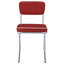 Ensemble de 2 chaises de salle à manger rembourrées noires avec pieds chromés | Idée de cadeau-148366834