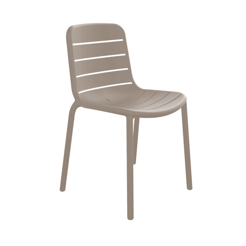 Gina Outdoor Dining Side Chair, Sand