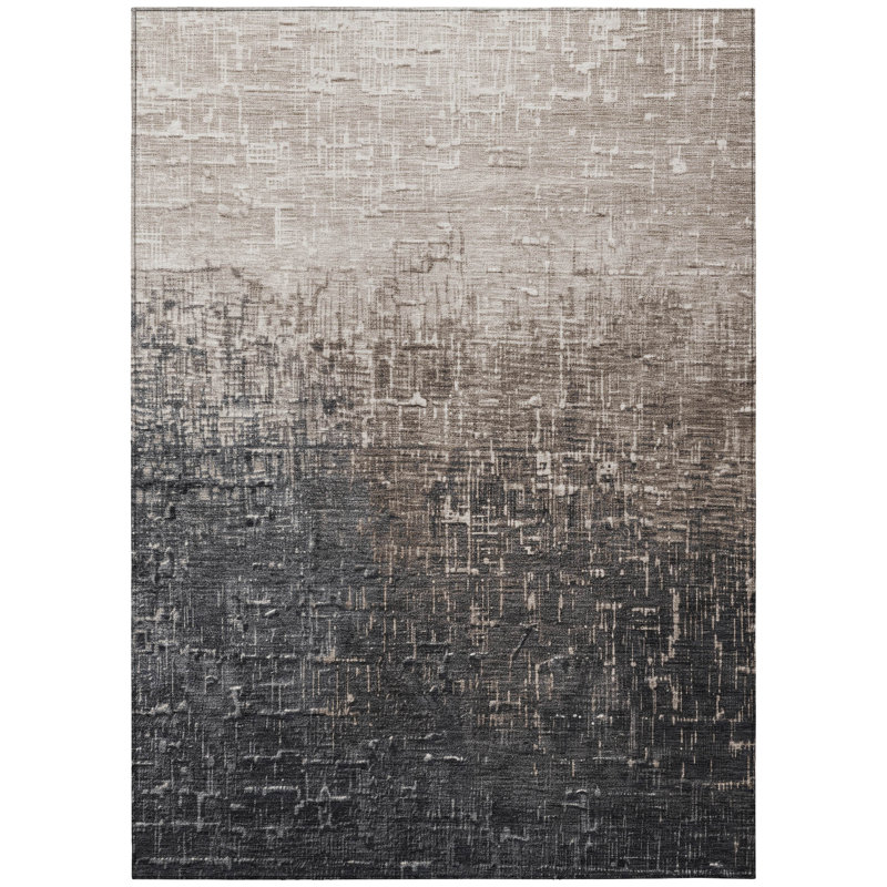 Sorella Brown Washable Indoor-Outdoor Rug - , 10' x 14'