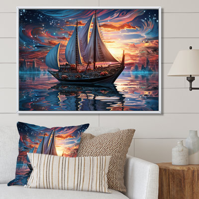 «Boat Magical Waters I», reproduction d'art sur toile