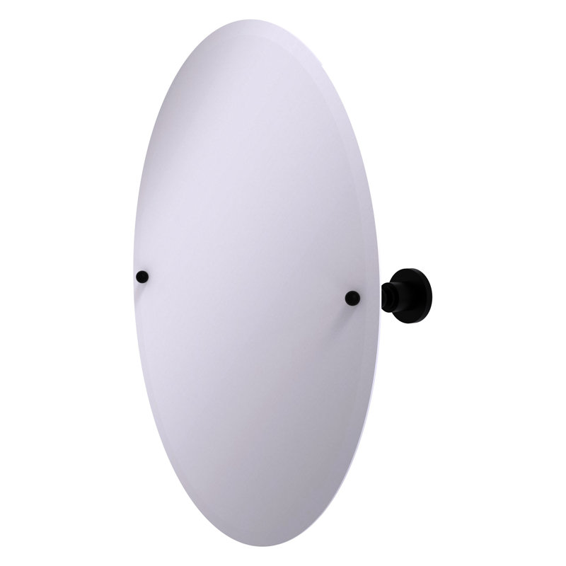 Miroir d'appoint Lera, Noir mat