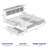 Berte Bed with Storage Headboard, Bed Frame with 4 Storage Drawers, Charging Station and RGB LED Lights-1306398868-1339152404