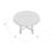 Eivind Solid Wood Round Dining Table with Adjustable Height