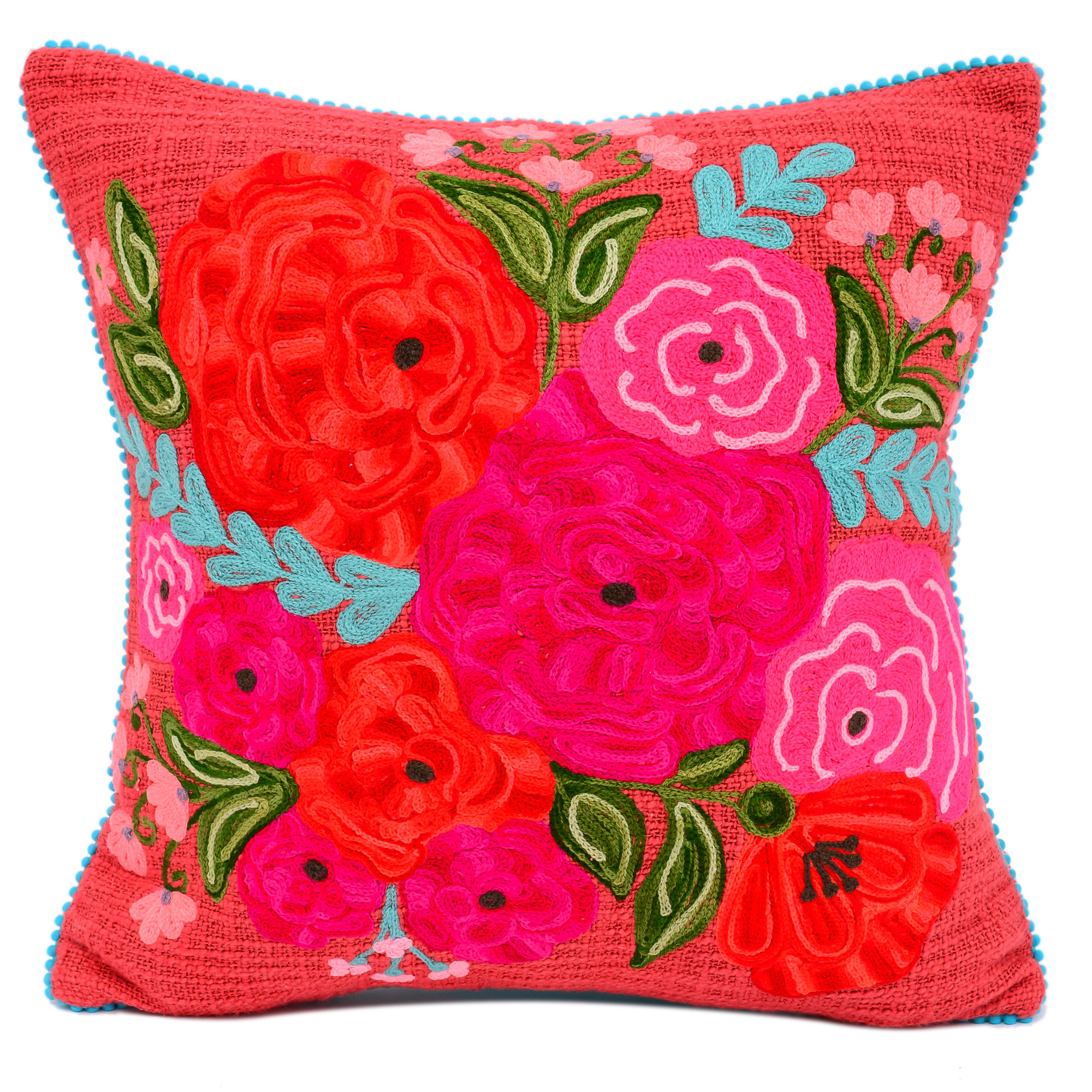 KARMA LIVING Flower Power Earth Cotton Floral Lumbar Pillow Wayfair