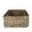 Square Baskets, Rattan, Set/2  Sm: 15X7, Lrg 19X7.5-61477056-61477116