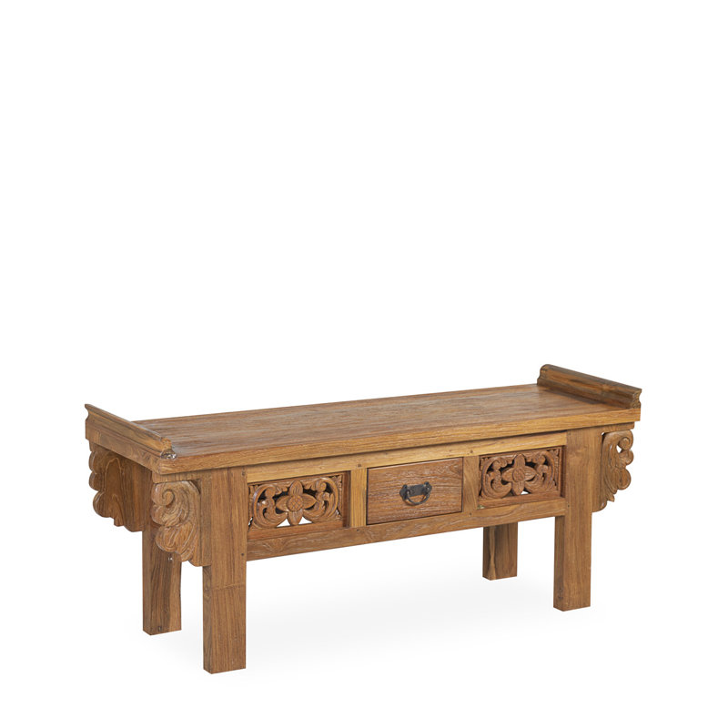Numenius Solid Wood Storage Bench
