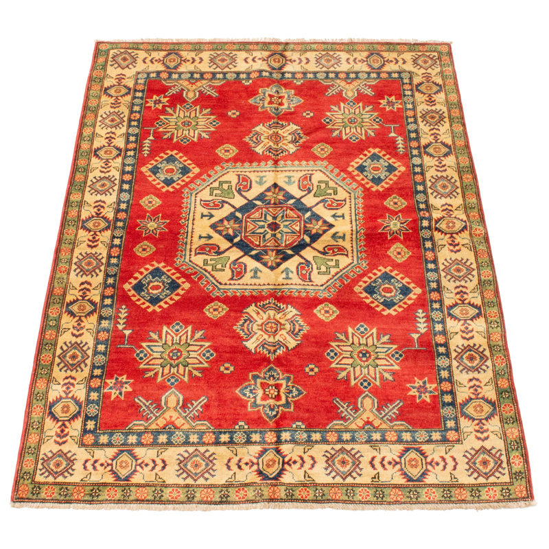 Tapis unique en laine noué à la main 4 pi 11 po x 6 pi 10 po nouvel âge Fouladgar