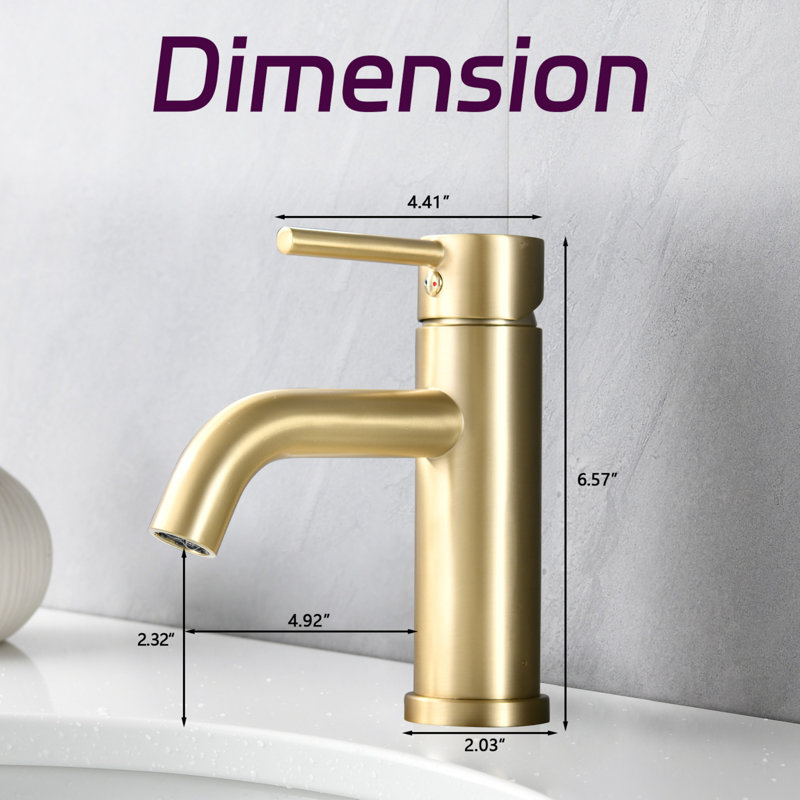 Bathroom Faucet with Drain Assembly
