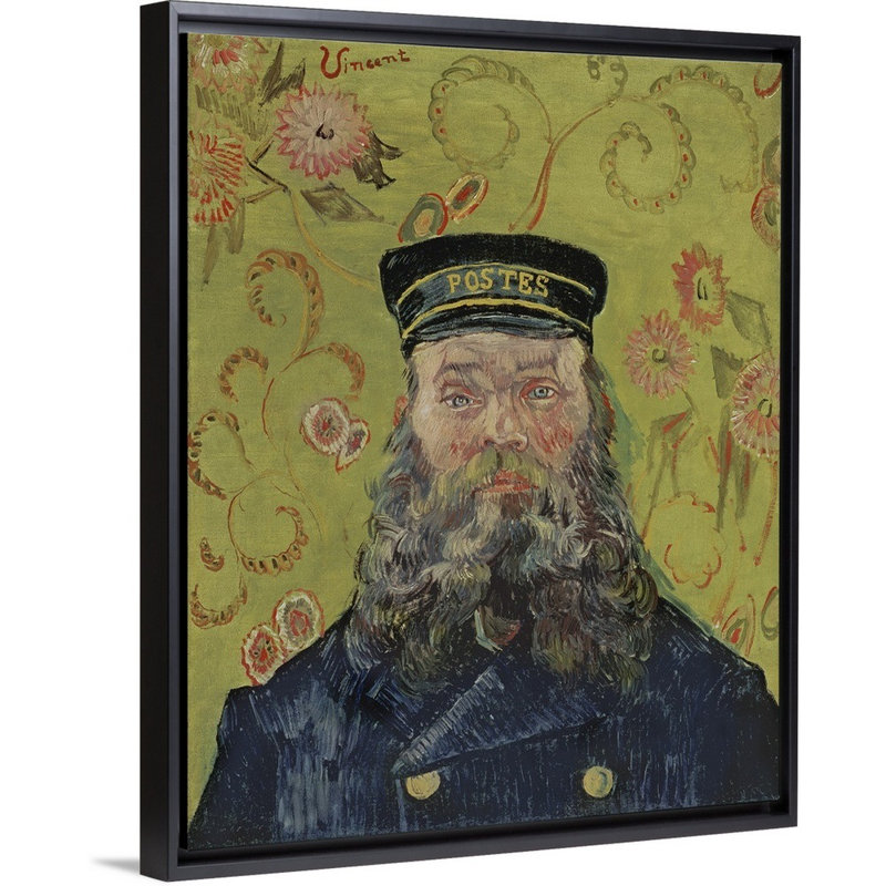 Reproduction d'art sur toile, Cadre flottant noir, H 32 po x l 26 po x P 1,75 po