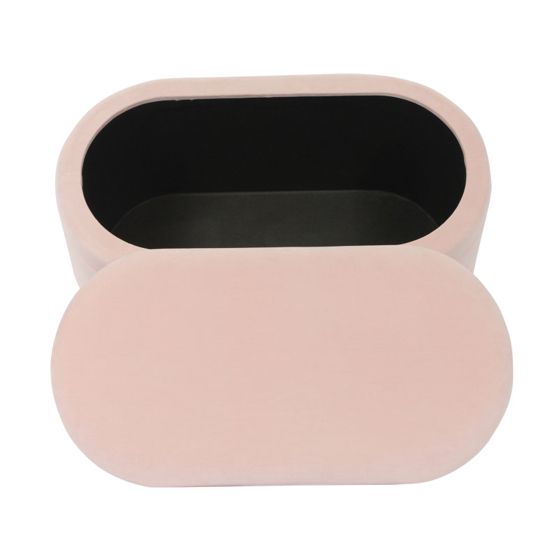 Banc de rangement rembourré TOV, Rosé