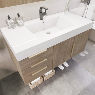 Meuble-lavabo simple mural 42 po Funston
