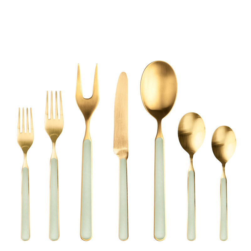 Ensemble de couverts Fantasia Ice Gold - 32 pièces - Sauge, Sauge