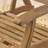 Outdoor Acacia Wood Rocking Chair With Retractable Foot Panel,Rocker Patio Rocking Chair For Porch, Patio, Balcony,