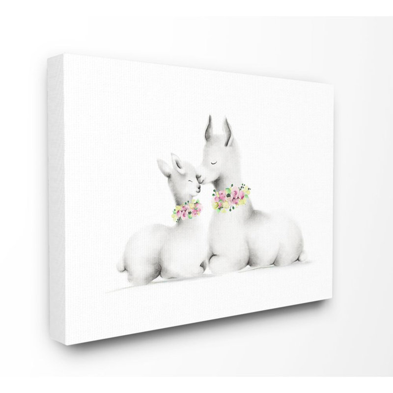 Décoration murale mignonne avec enfants Witherspoon, Toile tendue, H 24 po x l 30 po x P 1,5 po