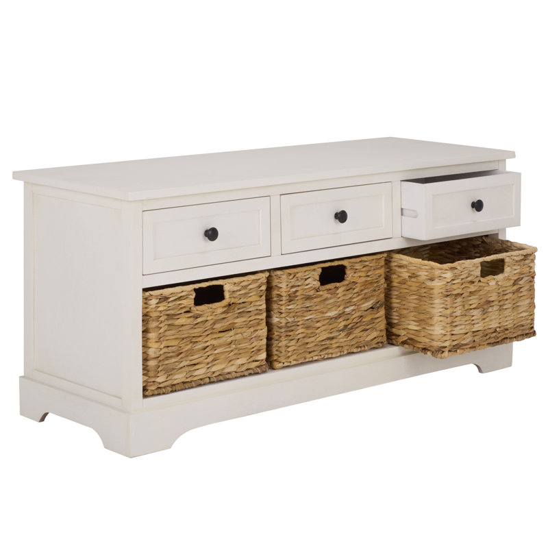 Clevedon Storage Bench, Ivory