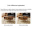 Table basse mobile ovale réglable