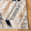 Tapis ivoire à motif géométrique Kolya-1734202855